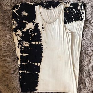 Tie die maxi dress